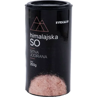 So Himalajska Sitna Jodirana Kristal So 350 g