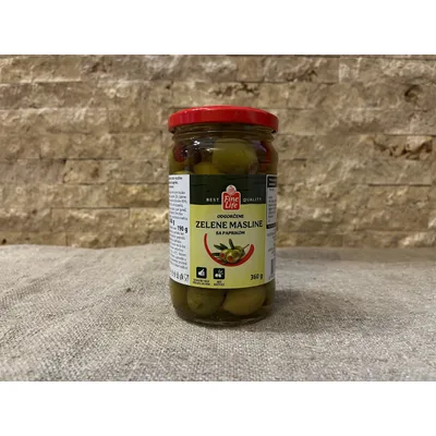 Kiselisi Maslina Zelena Sa Paprikom Kanta Rf 4 kg
