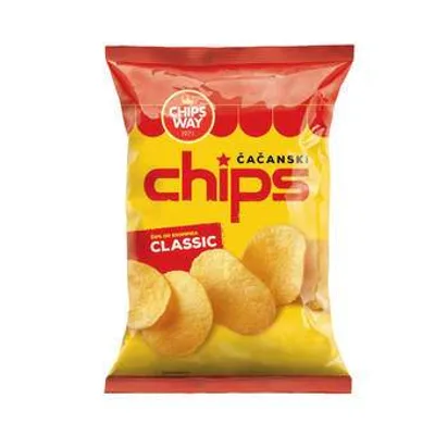 Chips Way Čips Čačanski Classic Chips Wa 150 g