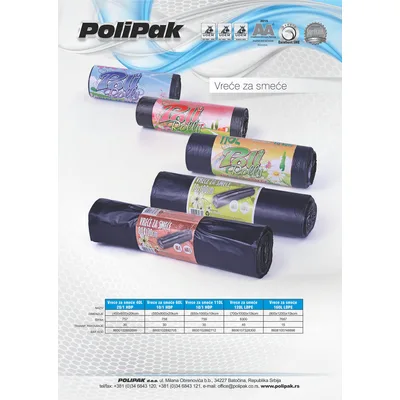 Kese Za Smece Poli Hdpe 250 L