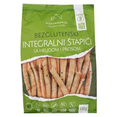 Štapići Integralni Bez Gluten Heljda Proso In 130 g
