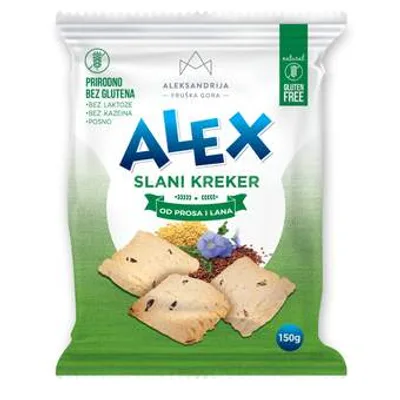 Krekeri Bez Glutena Od Prosa I Lana In 150 g