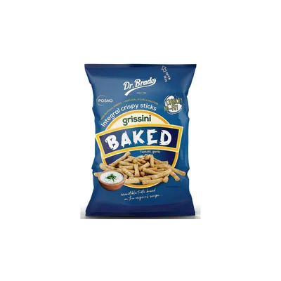 Baked Grissini Penaut Garlic Dr Brado 50 g