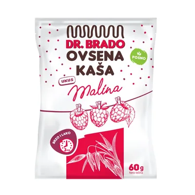 Kaša Ovsena Malina Dr.Brado 60 g