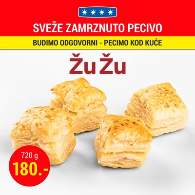 Pecivo Pp Integralni Stapic Posni 70 g