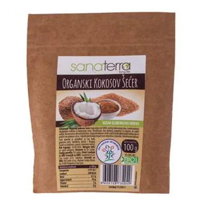 Šećer Kokosov Organski Sanaterra 100 g