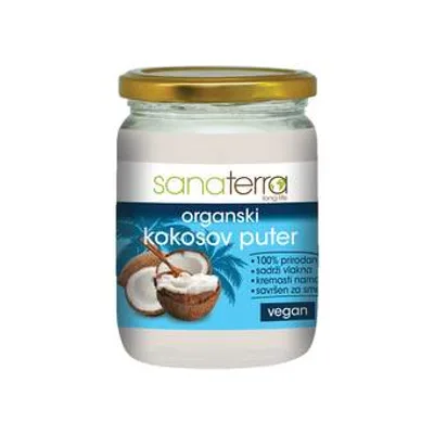 Puter Kokosov Organski Sanaterra 200 g