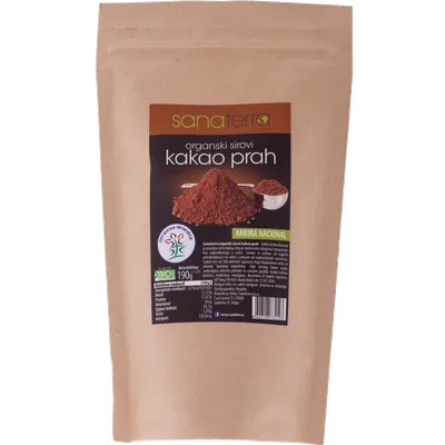 Kakao Organski Sirovi Prah Sanaterra 175 g