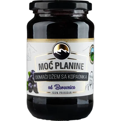 Džem Domaći Od Divljih Borovnica Moć Planine 420 g
