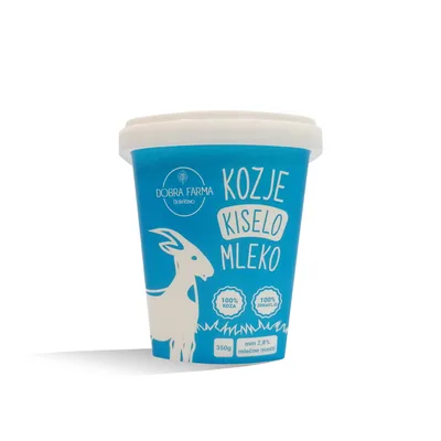 Kiselo Mleko Kozije Dobra Farma 350 g