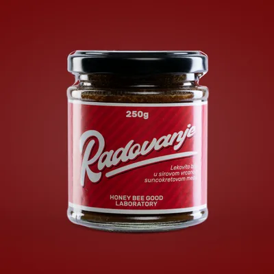 Med Vrcani Sa Sirovim Organskim Đumbirom Honey Bee Good 250 g