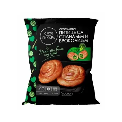 Smrznuta Pitica Sdp Spanac Brokoli 900 g