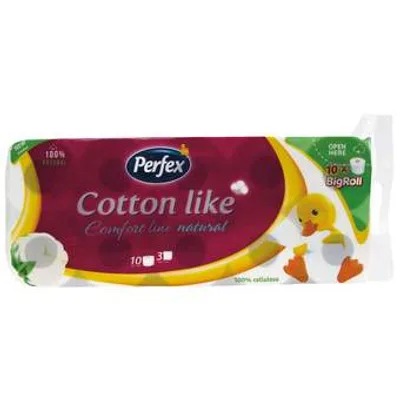 Papir Toalet Perfex Cotton Comfort Line Natural 3sl