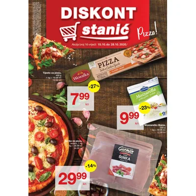 Smrznuta Pita Stanic Pizza 600 g