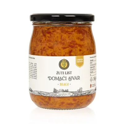 Ajvar Domaći Blagi Žuti List 550 g
