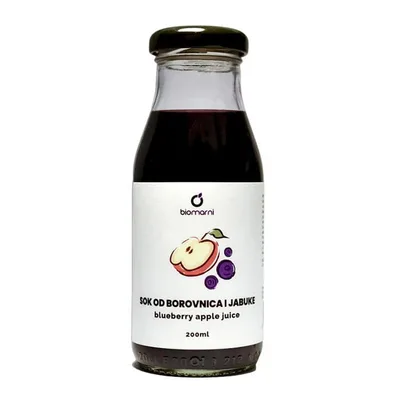 Domaci Kasasti Sok Borovnica Pg Dejan Pavlovic 200 ml