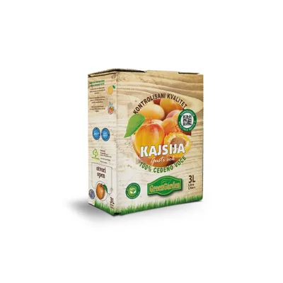 Zdravo Sok Kajsija Bag In Box Produkt 3 L