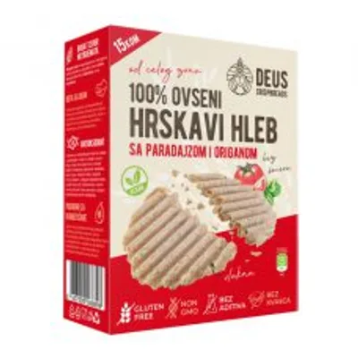 Hleb Deus Ovseni Hrskavi Paradajz I Origano 150 g
