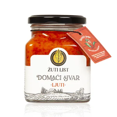 Domaci Ajvar Ljuti Zuti List 300 g