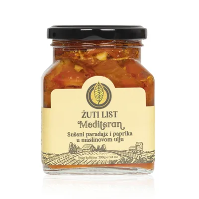 Paradajz Sušeni I Paprika Mediteran Žuti List 290 g