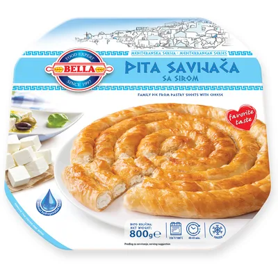 Smrznuto Testo Savijaca Sa Sirom 800 g