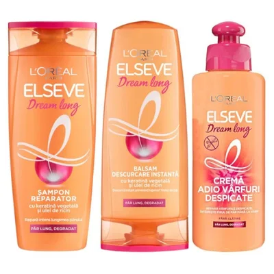 Elseve Kozmetički Set Dream Long (šampon Četka)