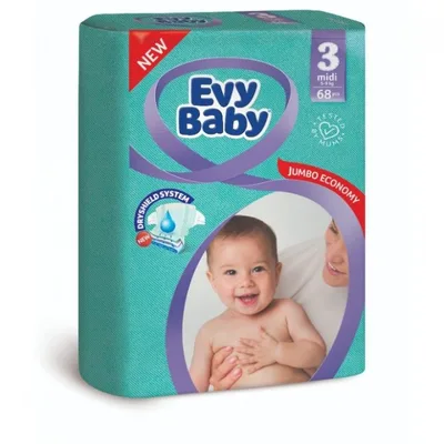 Pelene Newbaby 3 Jumbo 70 kom