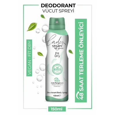Dezodorans Storm Women Fit Dry 150 ml