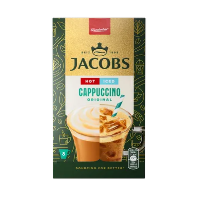 Kafa Instant Jacobs Iced Cappuccino Mondelez 18 g