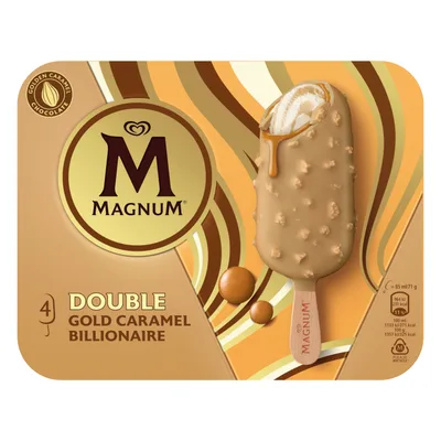 Sladoled Magnum Double Gold Caramel Billionare Štapić Algid 85 ml