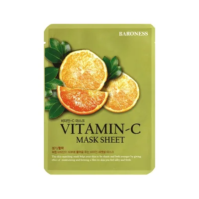 Baroness Vitamin C Sheetmaska za Lice 21 g