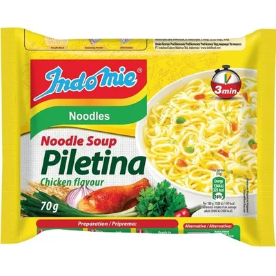 Supa Instant sa Testeninom Ukus Piletine Indomie 70 g