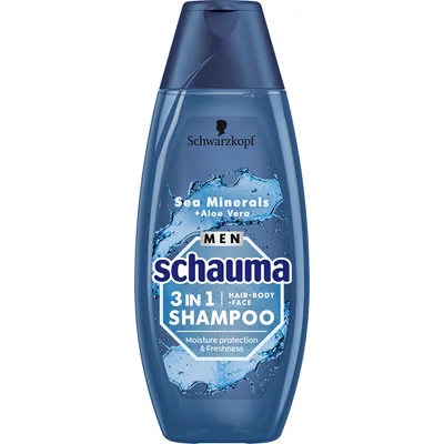 Šampon Za Kosu Schauma Men 3u1 Sea Minerals & Aloe Vera He 400 ml