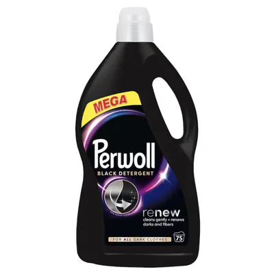Perwoll Deterdžent Gel Black 75 Pranja Henkel 3,75 L
