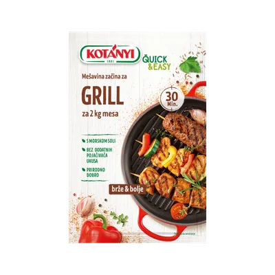 Kotanyi Mesavina Zacina Quick&easy Za Pecenje Na Zaru 40 g