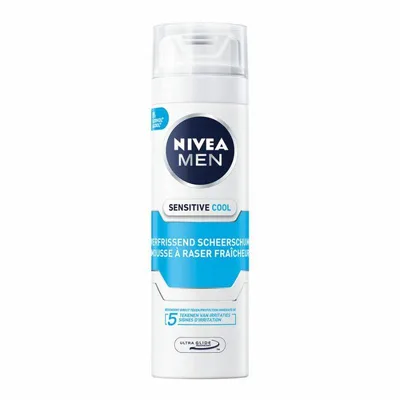 Nivea Pena Brij Sensit Cool Beie 200 ml