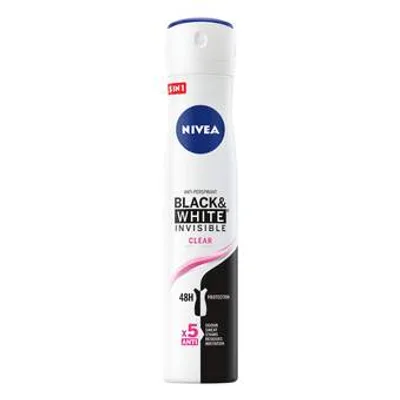 Nivea Deo Wom Black White Clear 200 ml
