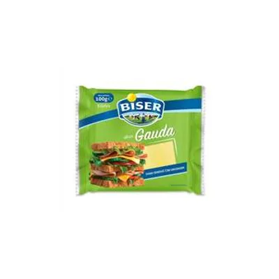 Biser Sir Topljeni Mlekoprodukt Gauda Listici 100 g
