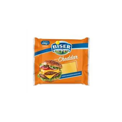 Biser Sir Topljeni Mlekoprodukt Cheddar Listici 100 g
