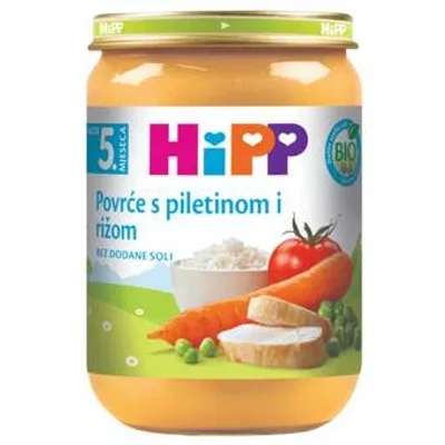 HiPP Gotovi Obrok Piletina Sa Pir. U Kremu Od Povrća 190 g