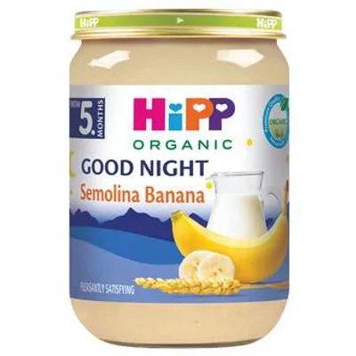 HiPP Mlečna Kašica za Laku Noc Griz i Banana 190 g