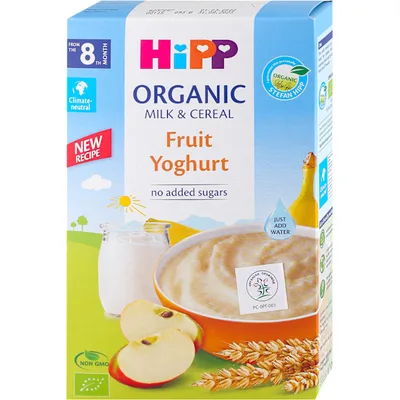 HiPP Instant Kaša Mleko i Žitarice Voće sa Jogurtom 250 g