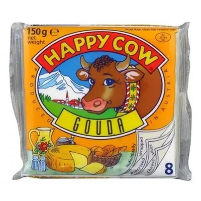 Sir Gauda Slajs Happy Cow Woerle 150 g