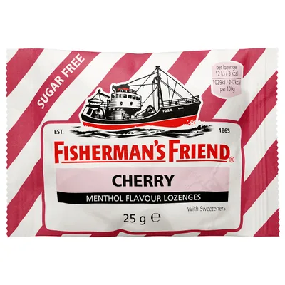 Bombon Komprimat Fishermans Friend Extra Jake / Visnja 25 g